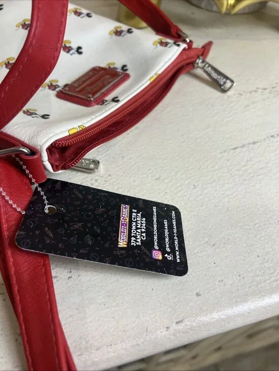 Loungefly Disney Mickey Mouse Crossbody Bag NEW WITH TAGS - Picture 8 of 13